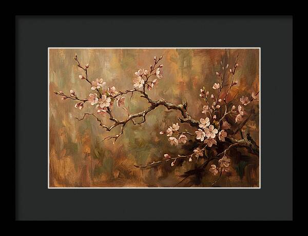 Delicate Cherry Blossom Branch