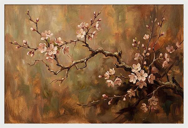 Delicate Cherry Blossom Branch