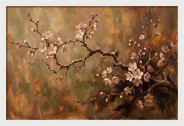 Delicate Cherry Blossom Branch