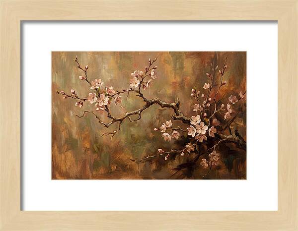 Delicate Cherry Blossom Branch
