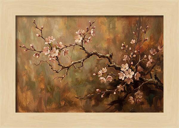 Delicate Cherry Blossom Branch