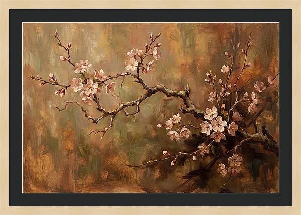 Delicate Cherry Blossom Branch