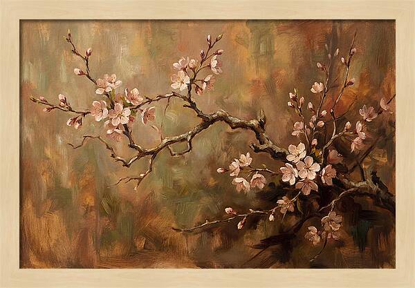 Delicate Cherry Blossom Branch
