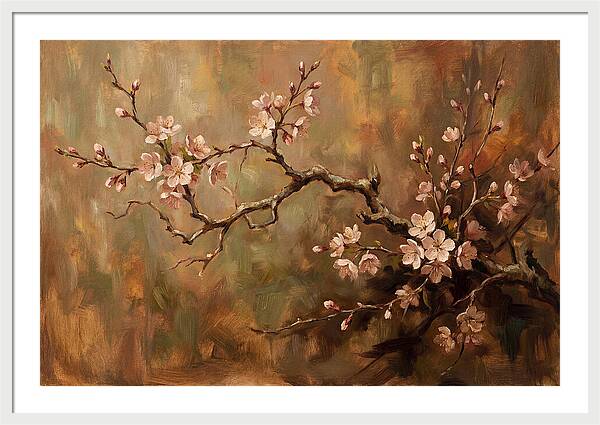 Delicate Cherry Blossom Branch