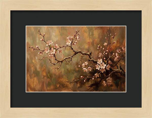 Delicate Cherry Blossom Branch