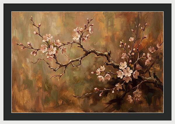 Delicate Cherry Blossom Branch
