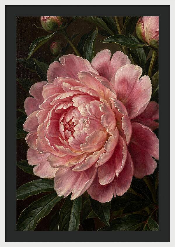 Delicate Pink Peony Bloom
