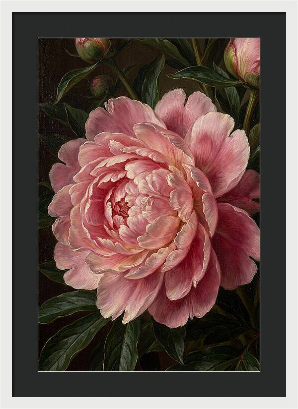 Delicate Pink Peony Bloom