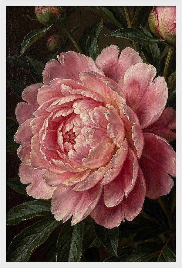 Delicate Pink Peony Bloom