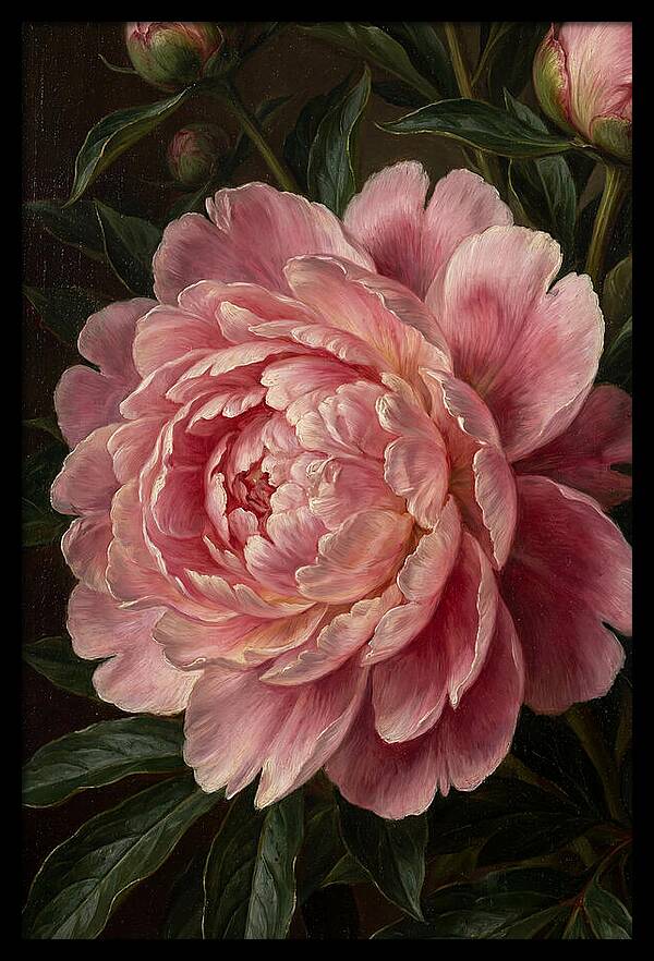 Delicate Pink Peony Bloom