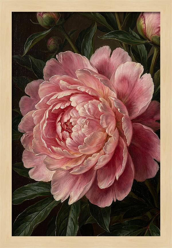 Delicate Pink Peony Bloom