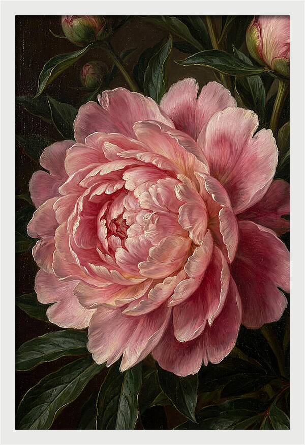 Delicate Pink Peony Bloom