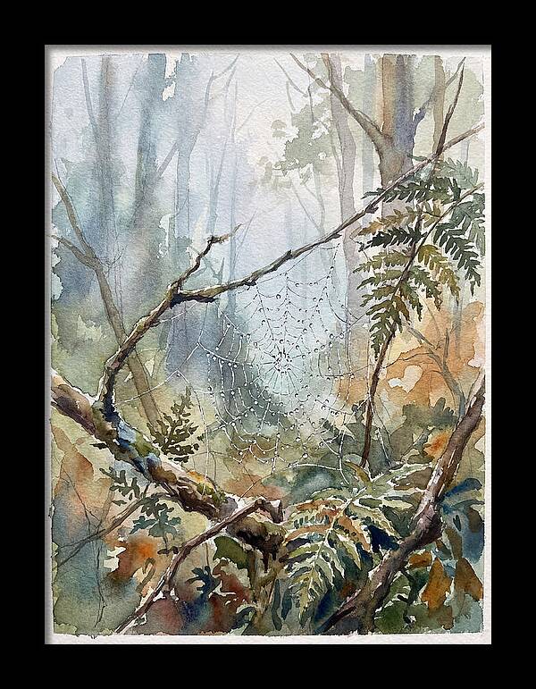 Delicate Web In The Forest