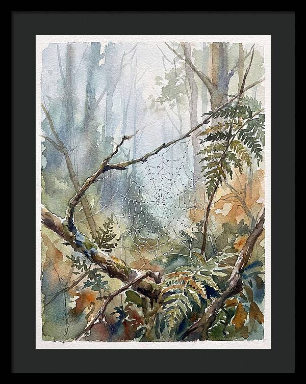 Delicate Web In The Forest