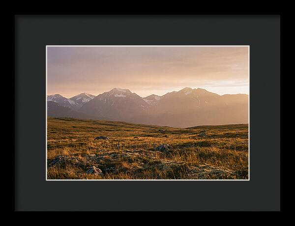 Denali Tundra Expanse At Dusk
