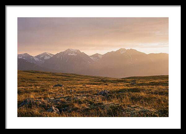 Denali Tundra Expanse At Dusk