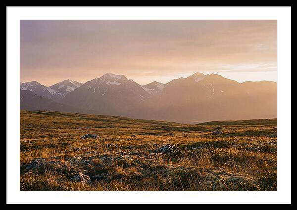 Denali Tundra Expanse At Dusk