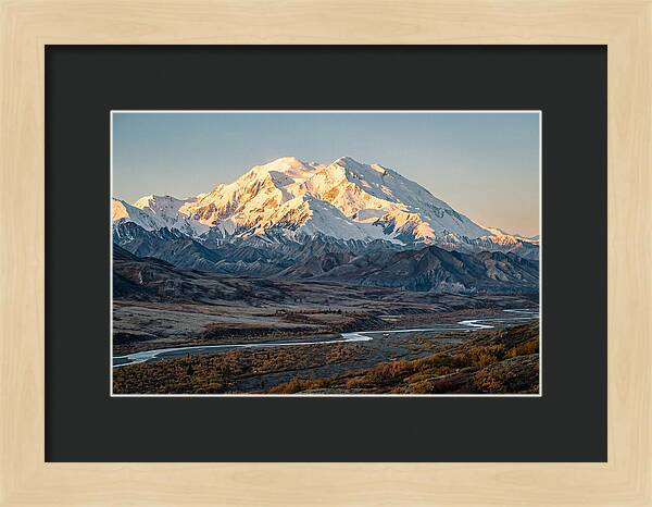 Denalis Majestic Snowcapped Peak