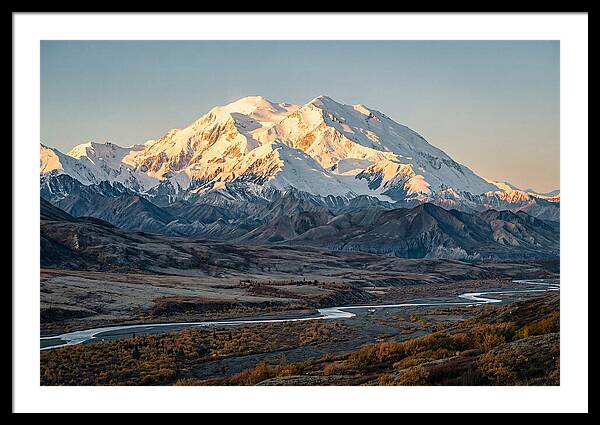 Denalis Majestic Snowcapped Peak