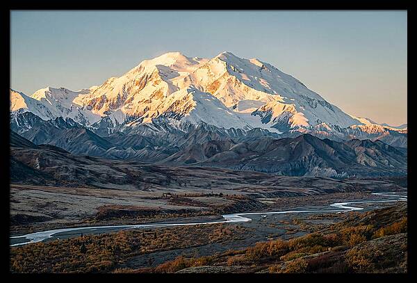 Denalis Majestic Snowcapped Peak