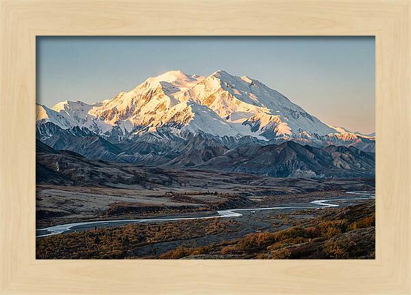 Denalis Majestic Snowcapped Peak