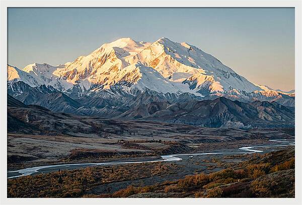 Denalis Majestic Snowcapped Peak