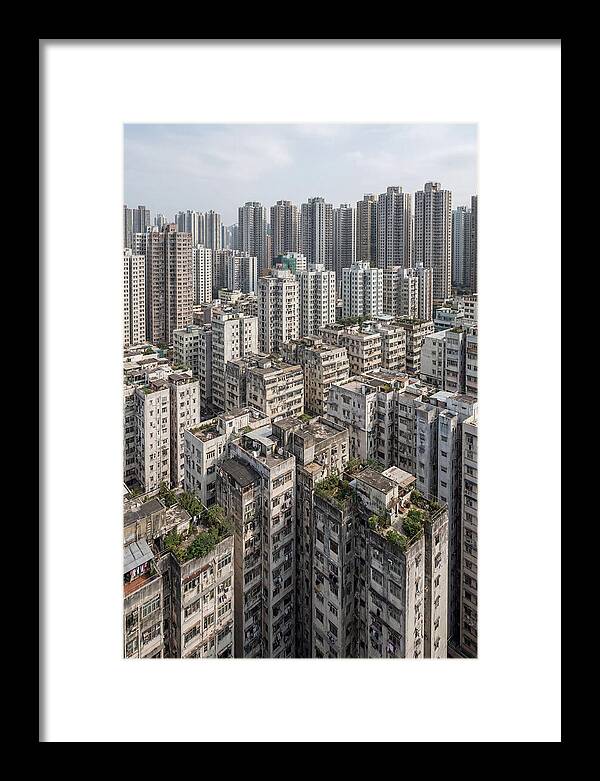 Dense Urban Landscape Of Kowloon