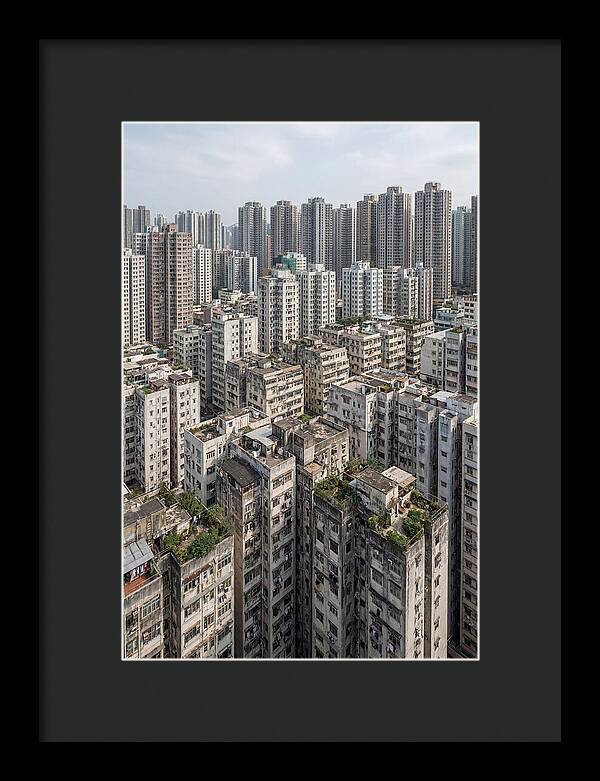 Dense Urban Landscape Of Kowloon