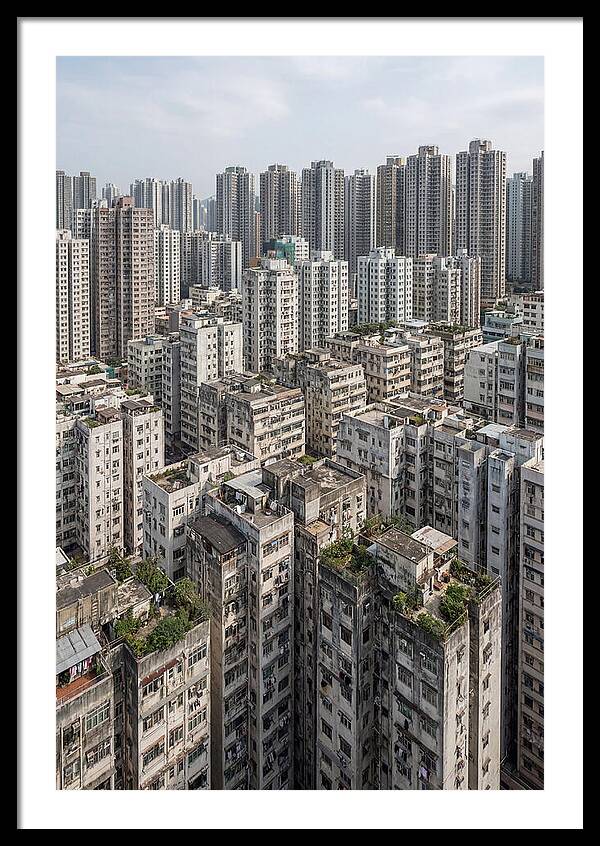 Dense Urban Landscape Of Kowloon