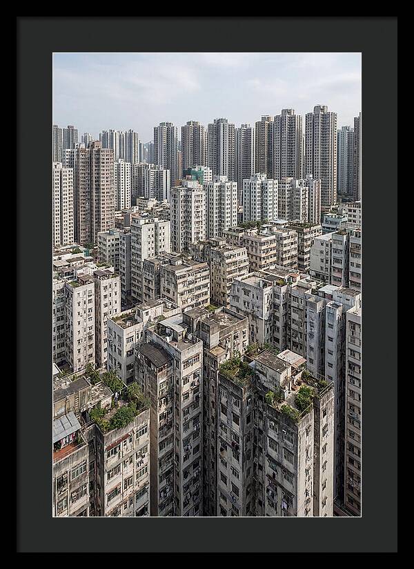 Dense Urban Landscape Of Kowloon