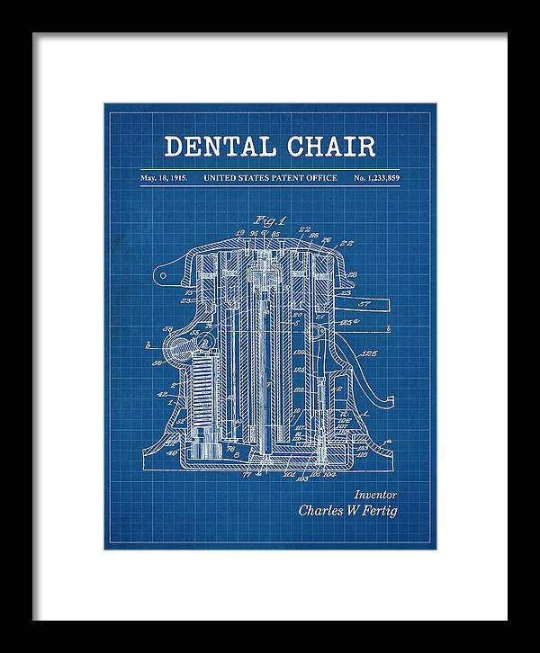Dental Chair Blueprint Patent Us1233859a