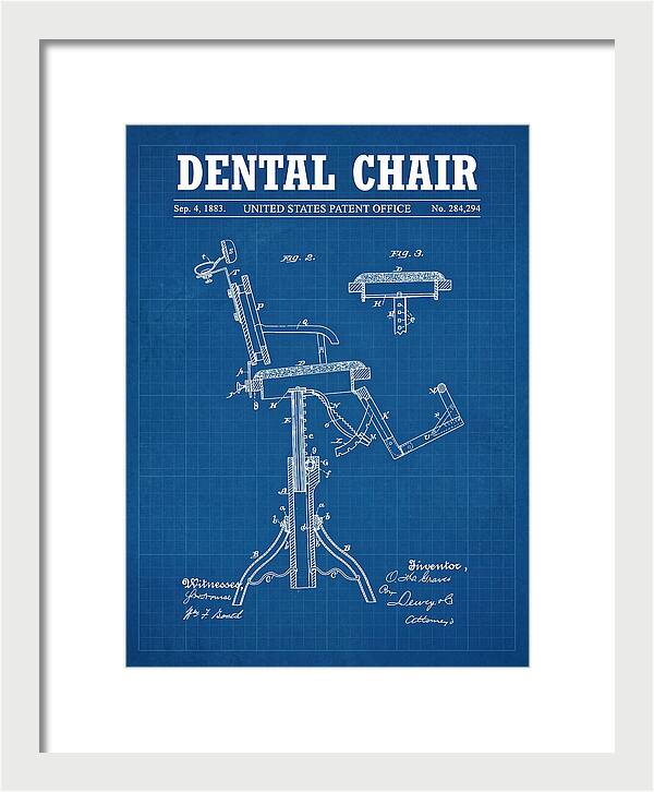 Dental Chair Blueprint Patent Us284294a