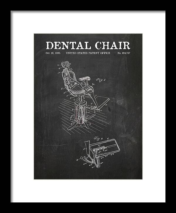 Dental Chair Chalkboard Patent Us484747a