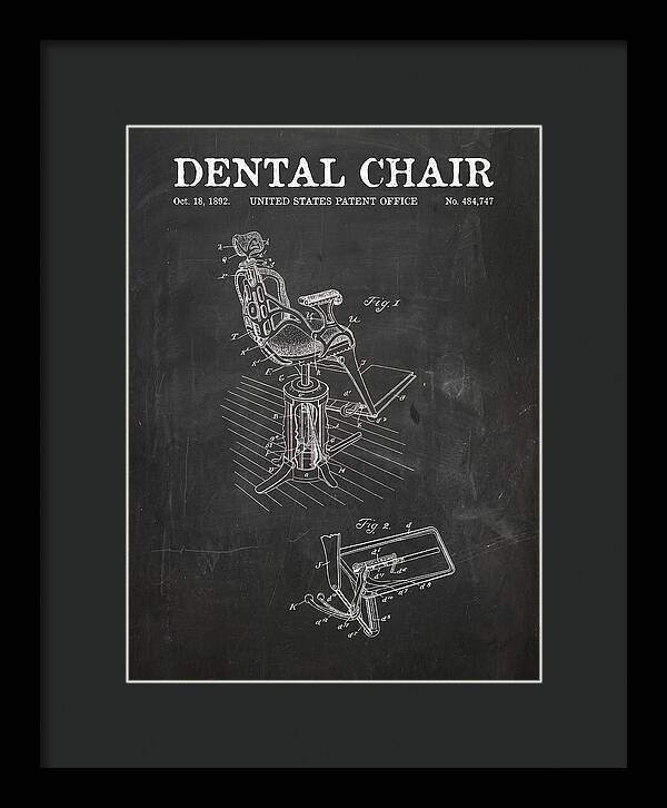 Dental Chair Chalkboard Patent Us484747a