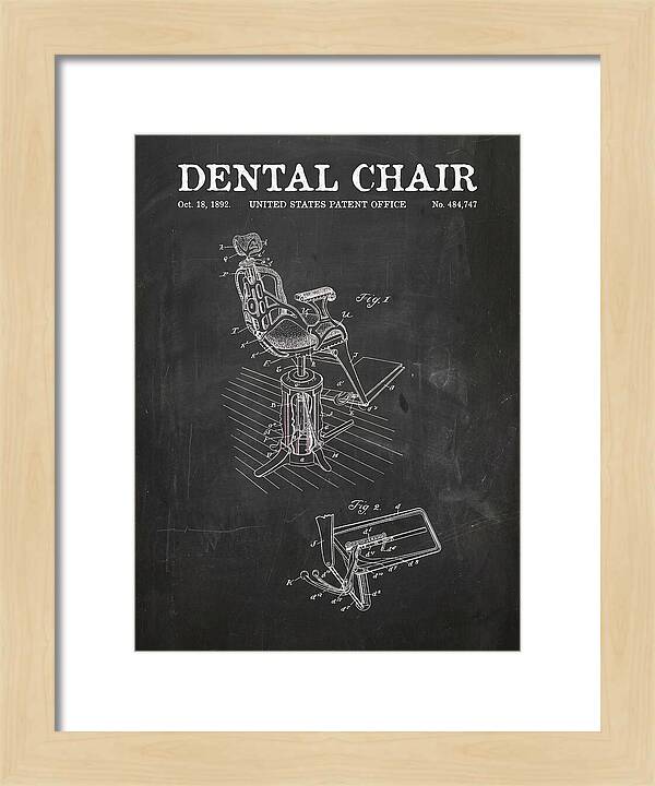 Dental Chair Chalkboard Patent Us484747a