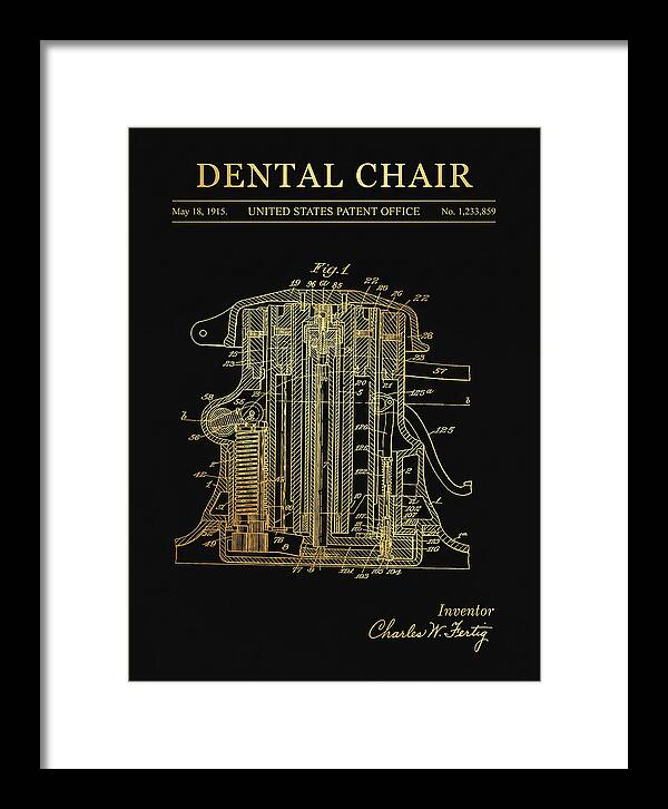 Dental Chair Gold Patent Us1233859a