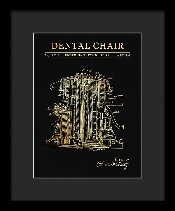 Dental Chair Gold Patent Us1233859a