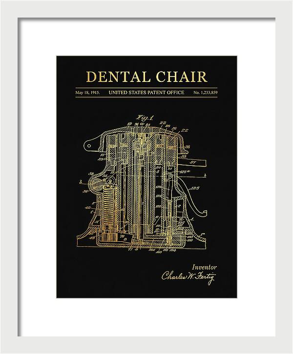 Dental Chair Gold Patent Us1233859a