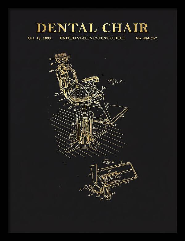 Dental Chair Gold Patent Us484747a