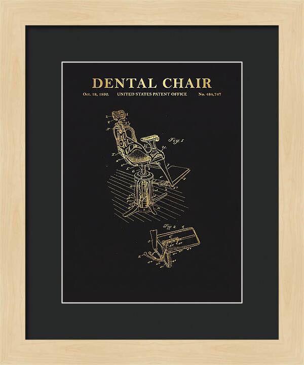 Dental Chair Gold Patent Us484747a