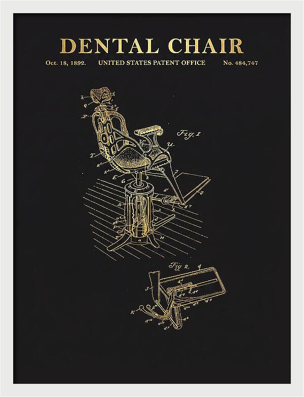 Dental Chair Gold Patent Us484747a