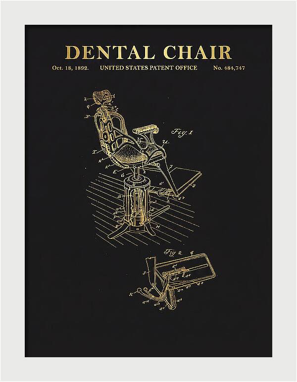 Dental Chair Gold Patent Us484747a