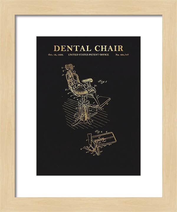 Dental Chair Gold Patent Us484747a