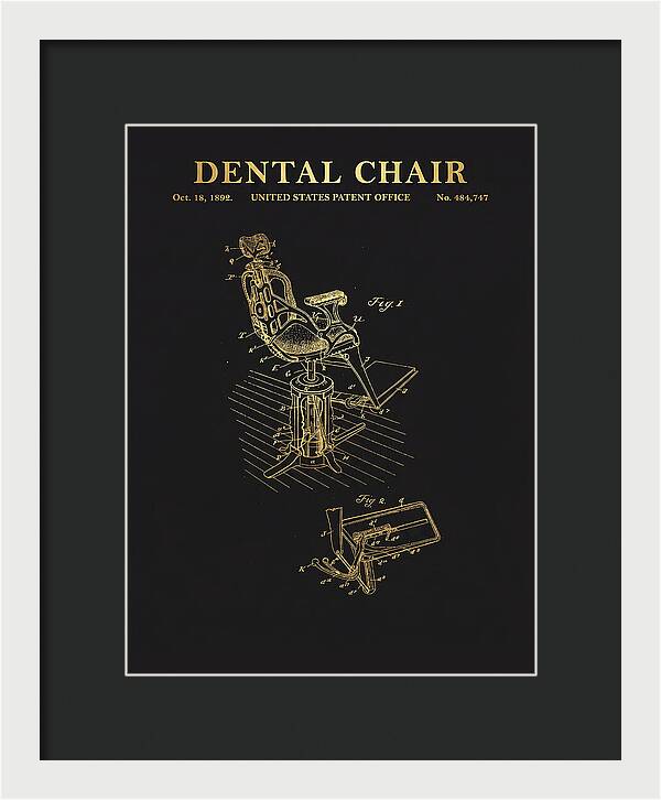Dental Chair Gold Patent Us484747a