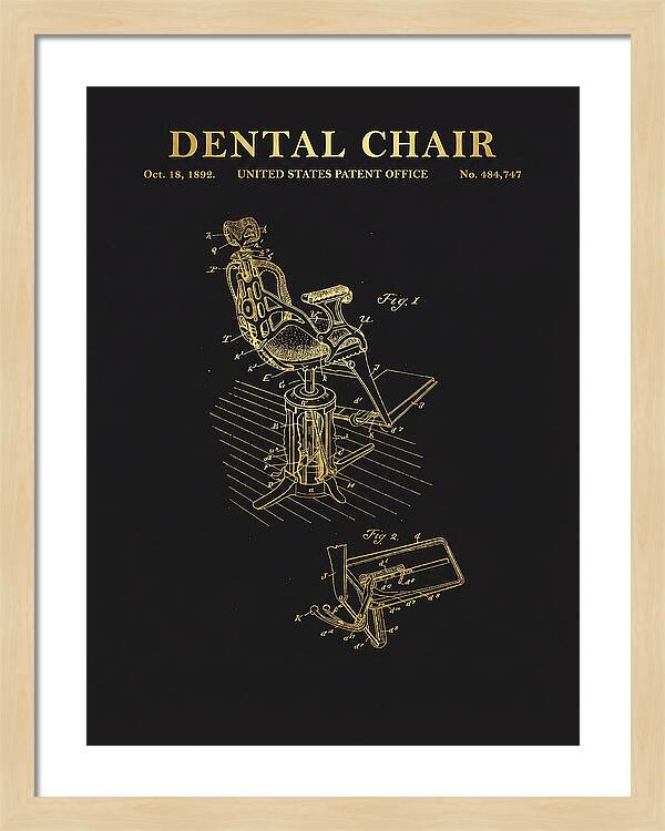 Dental Chair Gold Patent Us484747a