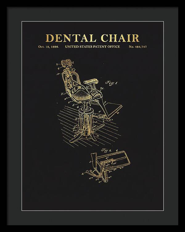 Dental Chair Gold Patent Us484747a