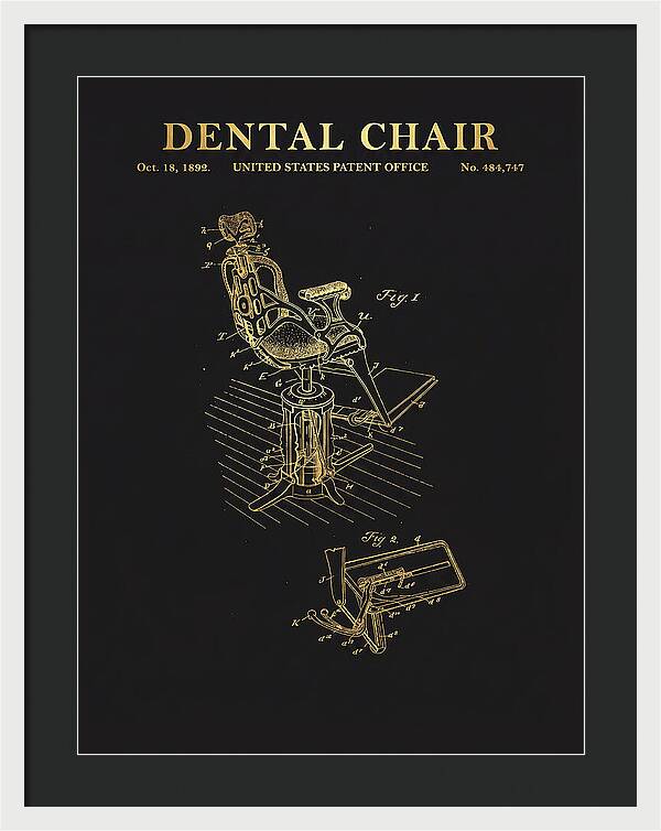 Dental Chair Gold Patent Us484747a