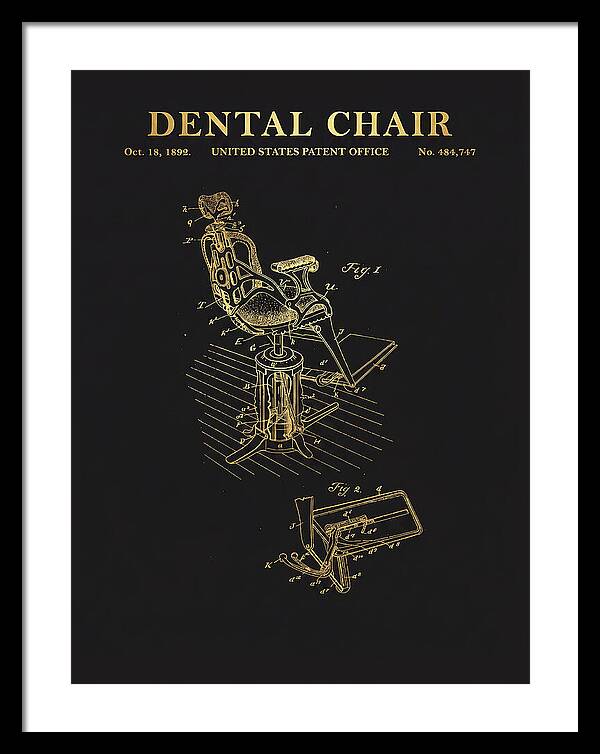 Dental Chair Gold Patent Us484747a