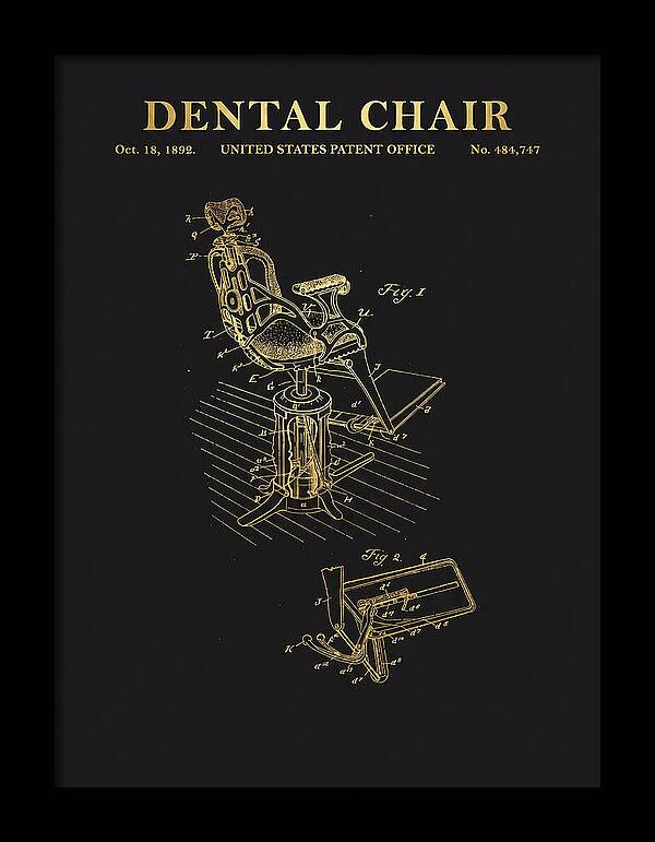 Dental Chair Gold Patent Us484747a