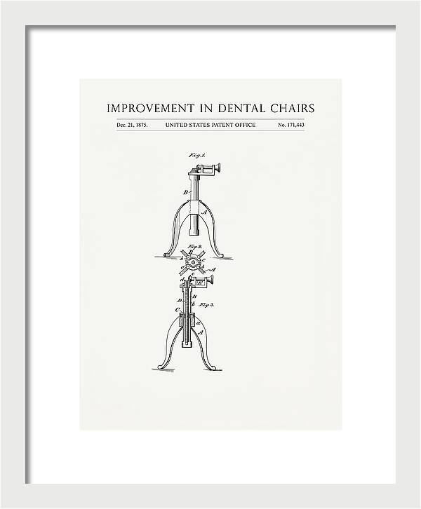 Dental Chair Minimalist Patent Us171443a